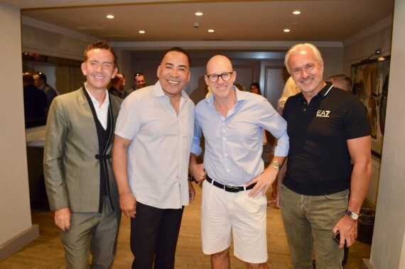 Tim Storey posing for a photo with people attending the seminar